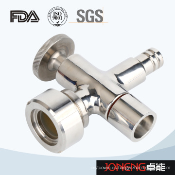 Accesorio de tubo de válvula de nivel higiénico de acero inoxidable (JN-FT1004)